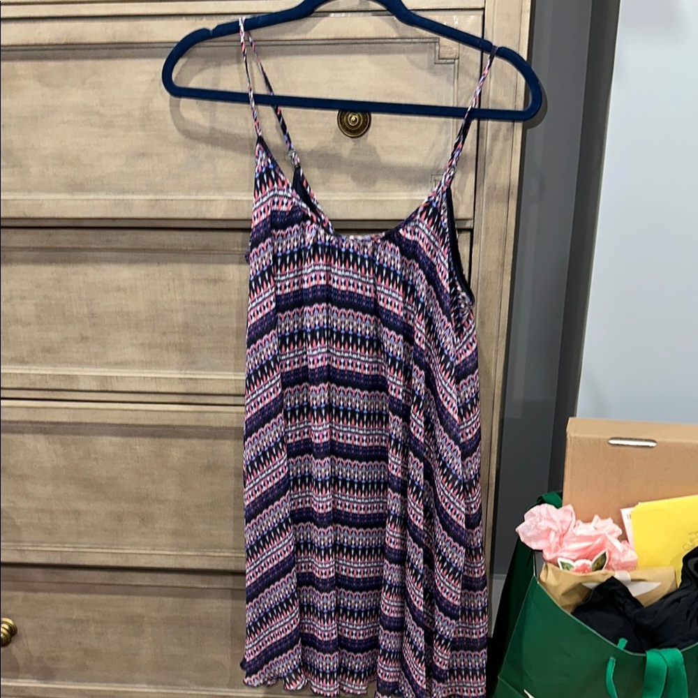 Express Multicolor Patterned Midi Dress